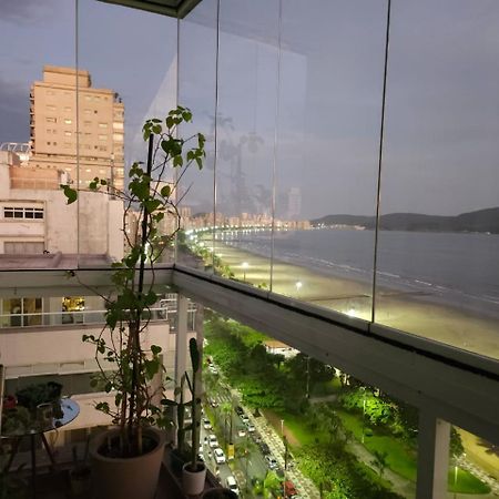 Apartamentos Na Praia Do Gonzaga Frente Mar Com Estacionamento Santos  Esterno foto